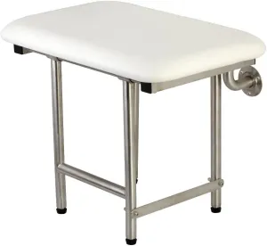 Kingston Brass KBSS2216P Adascape Shower Seat, Brushed Stainless Steel