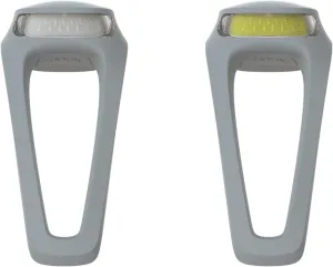 Knog Frog Bike Headlight and Tail Light Set - USB-C Rechargeable Bicycle Light with 40 Lumen Front & 20 Lumen Rear Output, 9 Modes, Flexible Mount, IP65 Water Resistant Bike Light
