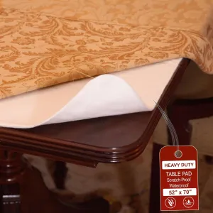 LAMINET Deluxe Heavy Duty Cushioned Table Pad, 52" X 70"