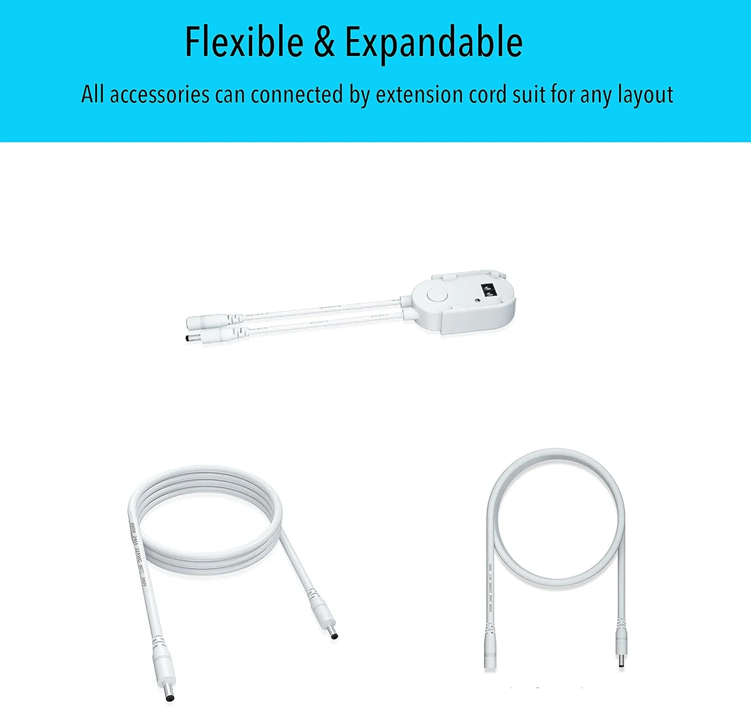 LAMPAOUS Under Cabinet Lighting - Motion Sensor Light Bar for Kitchen Cabinet, Above Sink & Linkable - Ideal for Counter Top Use - Cabinet Lighting Solution (Natural White)