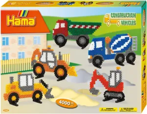 Large Contruction Vehicles Gift Box, White, Youth Large / 11-13