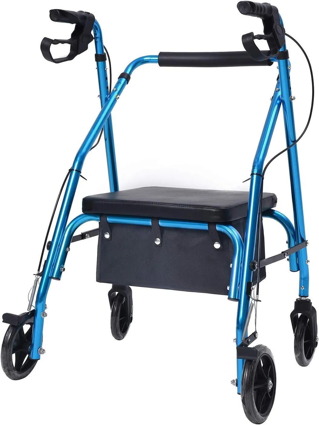 Large Rollator Walker Basket, Under Seat Rollator Bag, Walker Basket for Four Wheel Rollator, Reusable Basket Carry Insert for Women Men Seniors