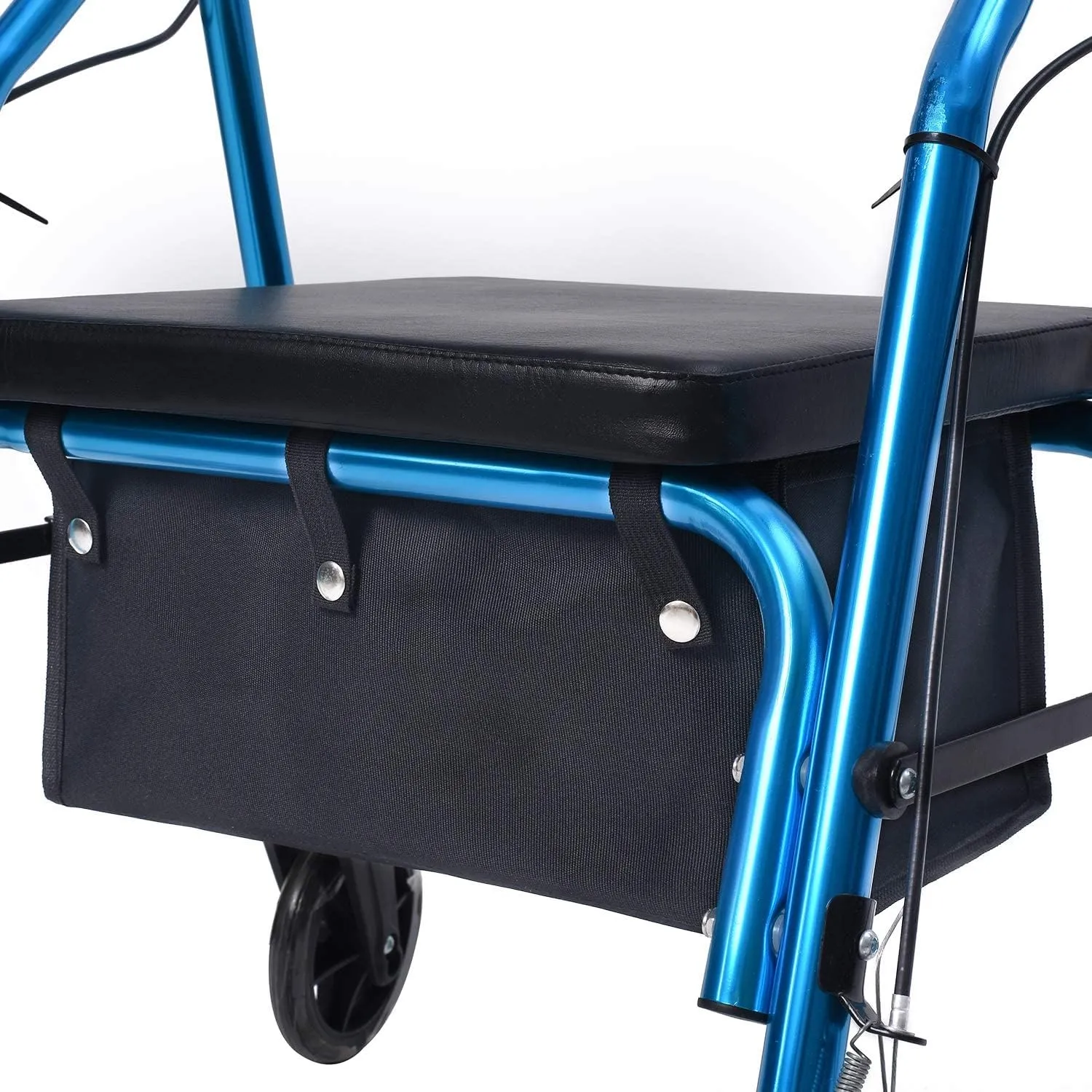 Large Rollator Walker Basket, Under Seat Rollator Bag, Walker Basket for Four Wheel Rollator, Reusable Basket Carry Insert for Women Men Seniors