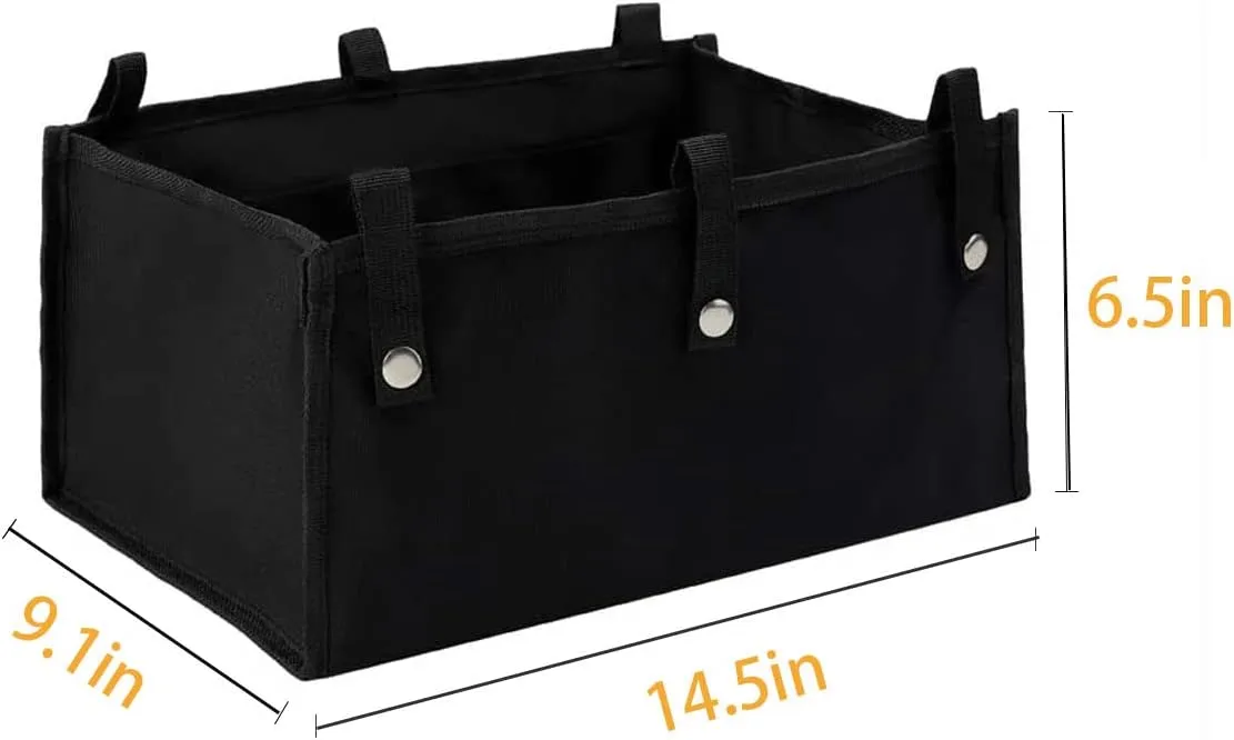 Large Rollator Walker Basket, Under Seat Rollator Bag, Walker Basket for Four Wheel Rollator, Reusable Basket Carry Insert for Women Men Seniors