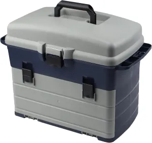 Large Tackle Box Organizer Big Fishing Tackle Boxes with Drawers Saltwater Tackle Box Fishing Tackle Storage Organizer Portable Tool Box with Three Drawers & Handle