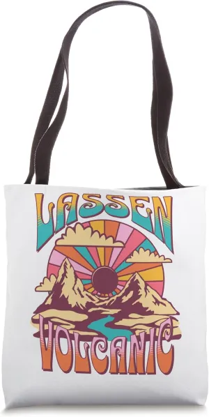 Lassen Volcanic California Nature Hiking Mountains Outdoors Tote Bag