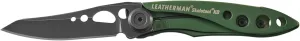LEATHERMAN, Skeletool KB Pocketknife with Straight Edge, Stainless Steel Blade and Bottle Opener, OD Green