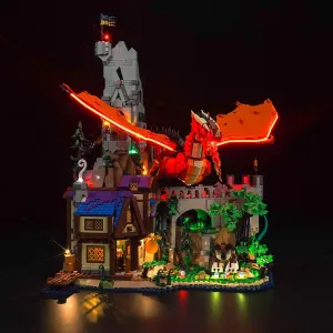 LED Light Kit for 21348 Dungeons & Dragons: Red Dragon's Tale, Light Kit ONLY, Model NOT Included (Standard)