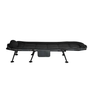 Levede Folding Camping Bed Camp Cots Black
