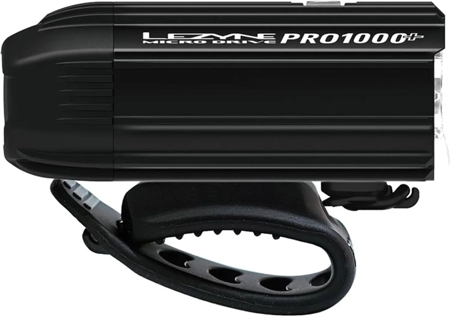 LEZYNE Micro Drive Pro Bicycle USB Rechargeable IPX7 White LED Front Light w/Multiple Solid & Flash Modes | Integrated Silicone Rubber Strap Mount - 800/1000 Lumens Options
