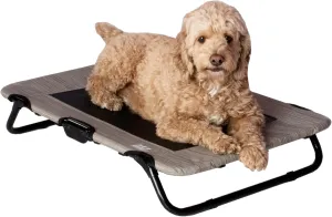 Lifestyle Pet Cot Elevated Bed, No Assembly Required, Premium Tear Resistant Cooling Mesh, Indoor & Outdoor, Lightweight & Portable, 3 Models, 2 Colors
