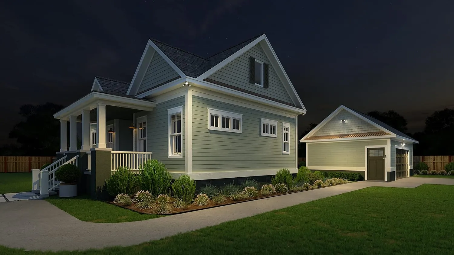 Lithonia Lighting HGX LED 2RH ALO SWW2 120 PIR DDB M2 HomeGuard Security Flood Lights 2150-2600 Lumens, 2-Light, Photocell Sensor and Motion Detection, Dark Bronze