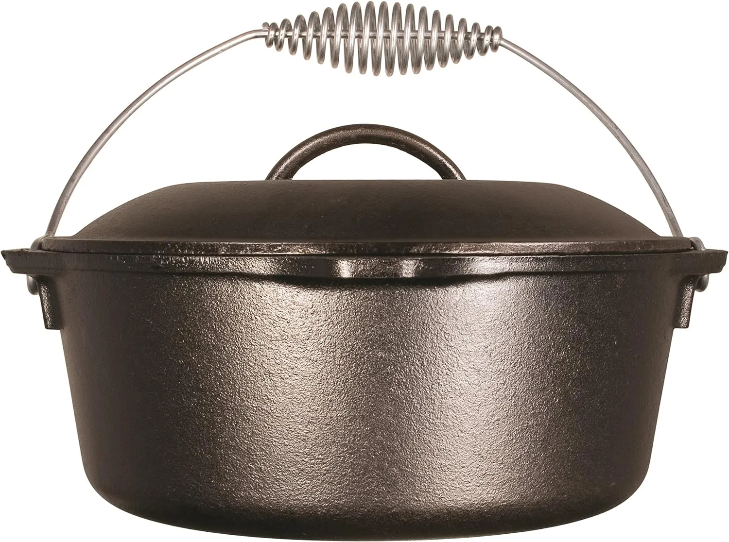 Lodge L8DO3 Cast Iron Dutch Oven (5-Quart) and Lodge 4-in-1 Camp Dutch Oven Tool