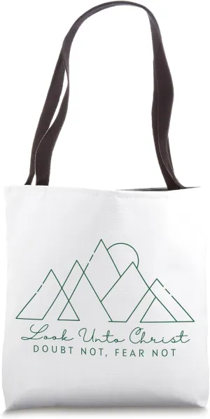 Look Unto Christ 2025 LDS Youth Theme Camp Tote Bag