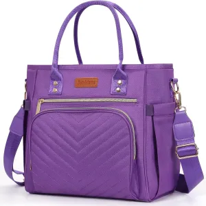 Lunch Box for Women Men,Lunch Bag Women, Insulated Lunch Box for Men with Shoulder Strap,Portable Reusable Large Cooler Tote Bags for Work Picnic Hiking Beach (purple)