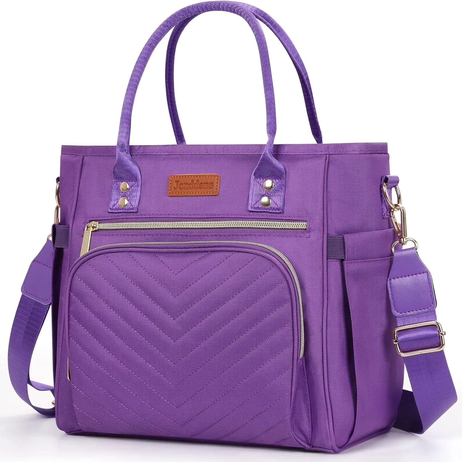 Lunch Box for Women Men,Lunch Bag Women, Insulated Lunch Box for Men with Shoulder Strap,Portable Reusable Large Cooler Tote Bags for Work Picnic Hiking Beach (purple)
