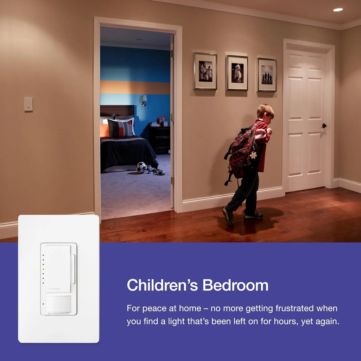 Lutron Maestro Motion Sensor Dimmer Switch for Bathroom, Garage, Laundry Room, and Closet, Occupancy and Vacancy Sensor, Single-Pole/Multi-Location, No Neutral Req, MSCL-OP153M-IV, Ivory