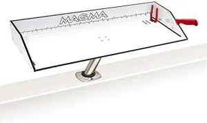 MAGMA 31" Inch Fishing Fillet Table - Bait/Fillet Mate with LeveLock Mount, Rod Holder - HDPE, UV-Stabilized - Knife Holster, Plier Storage - USA Made, Corrosion Resistant - Boat Dock Accessories