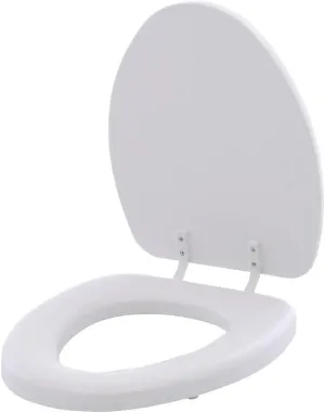Mayfair 113EC 000 Soft Cushioned Toilet Seat, 1 Pack Elongated, White