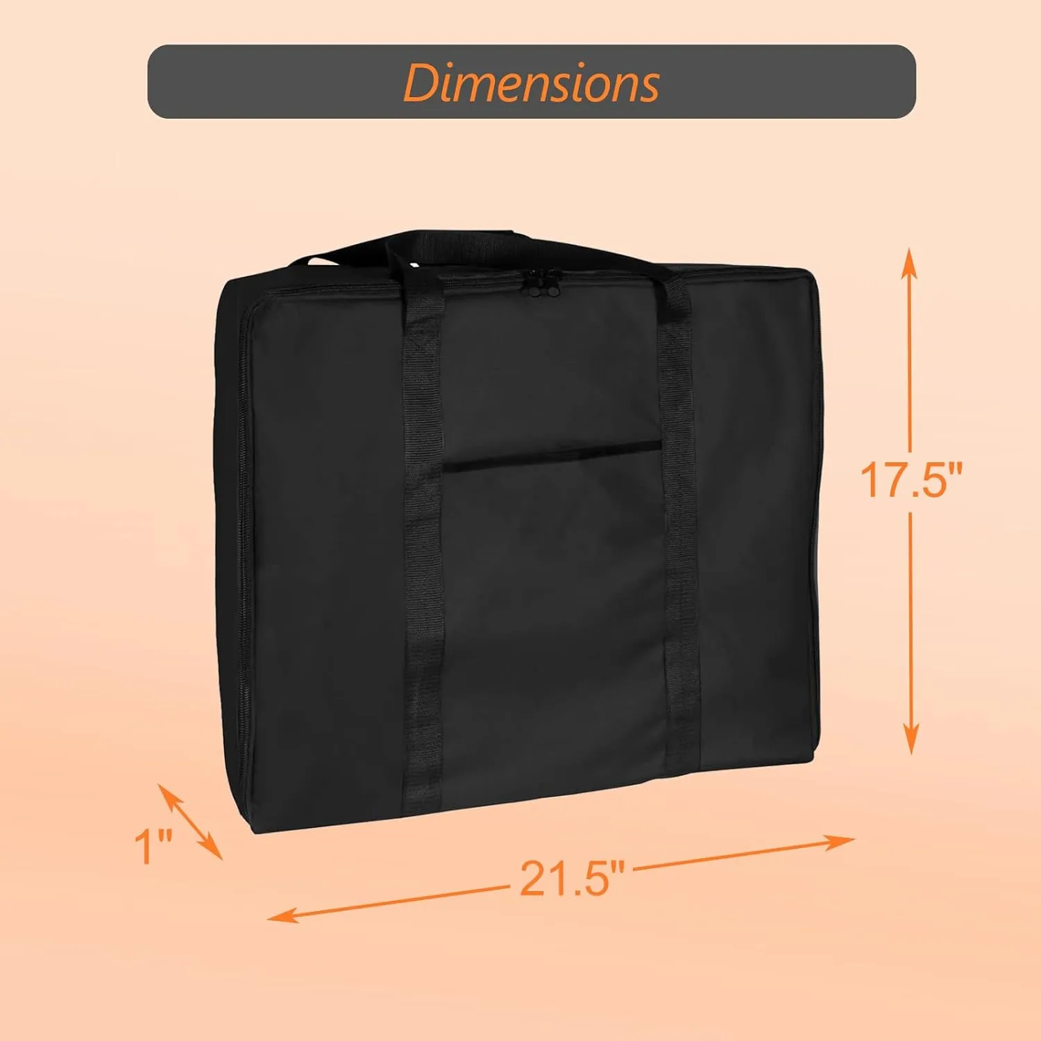 Medium Griddle Carry Bag for Camp Chef SG30, 14x16 Griddle Bag for SG30 SG14 MSG20 FG20 CGG16, Heavy Duty 600D Polyester Zipper Griddle Carry Bag for Camp Chef Replacement Parts