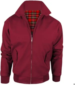 Men's Classic Vintage Retro 1970's Bomber Mod Jacket