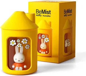 Mipow x Miffy BTA700M Cool Mist Humidifier for Bedroom With Night Light, 450ML Double Spray for Nursery, Office, Indoor Plants (Yellow)