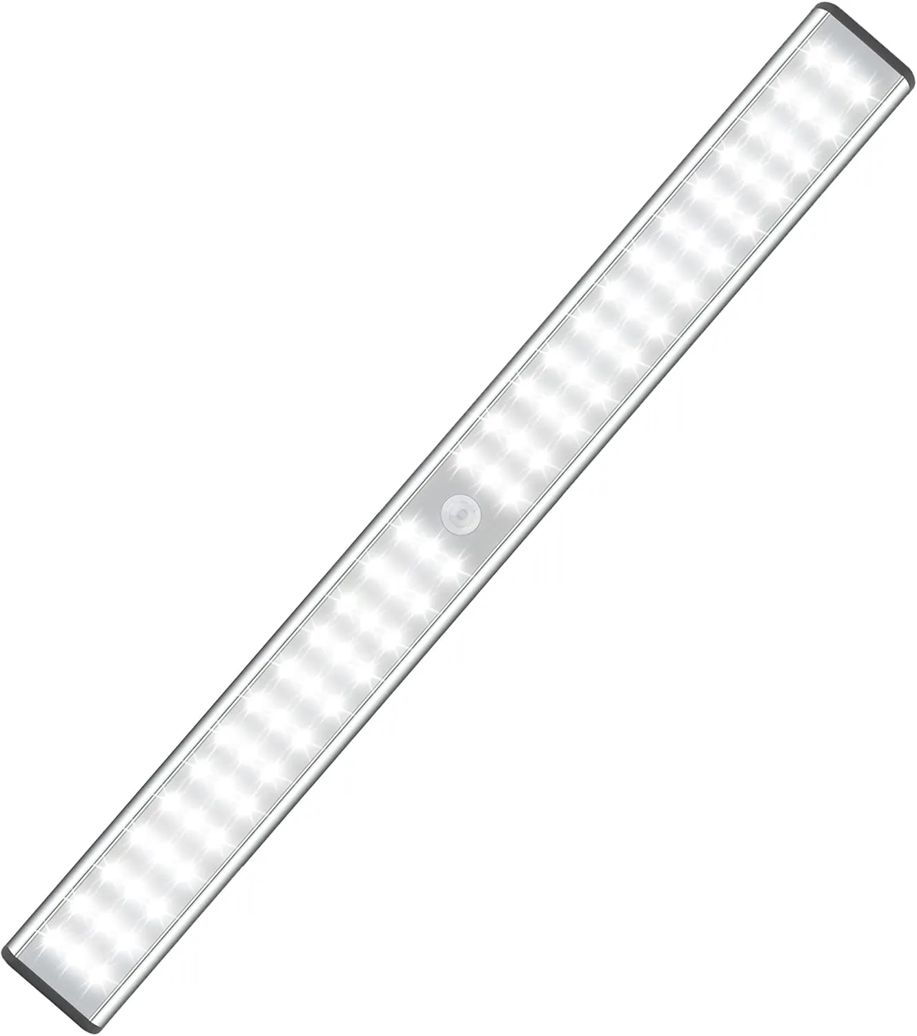 MOSTON Super Bright Rechargeable Closet Lights 78 LED Motion Sensor Night Lighting for Kitchen Cabinet,Under Counter.Built-in 2500mAh Battery Powered. Cordless Magnetic Lamp Stick on Anywhere