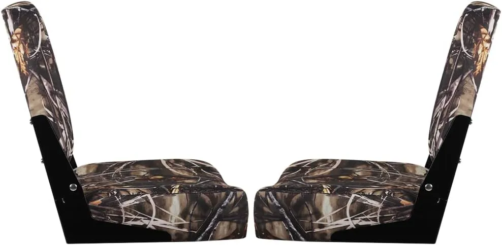 MSC Fishing Folding Boat Seats,One Pair Pack (S101 Camo)