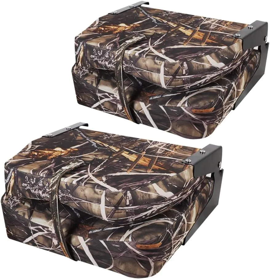 MSC Fishing Folding Boat Seats,One Pair Pack (S101 Camo)
