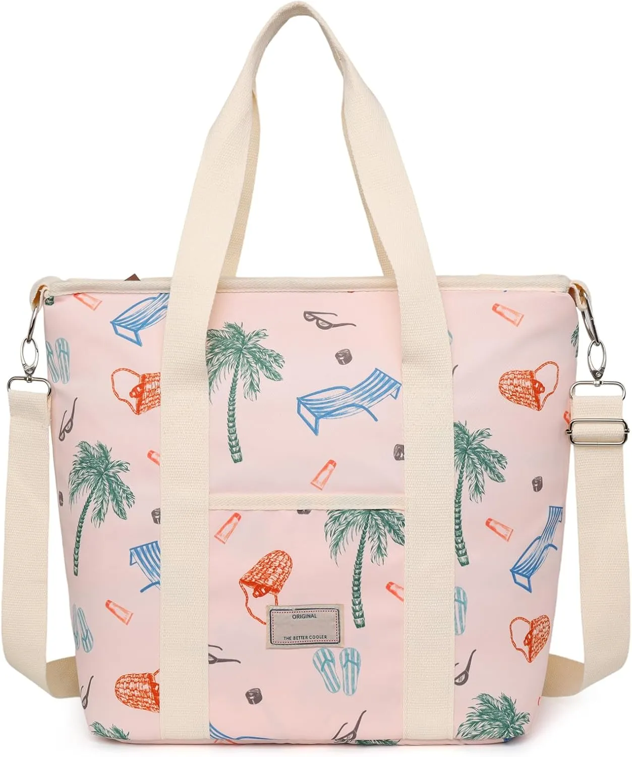 Nanxson Large Insulated Lunch Bag for Women Adult Reusable Leakproof Picnic Lunch Box Freezable Cooler Tote Bag