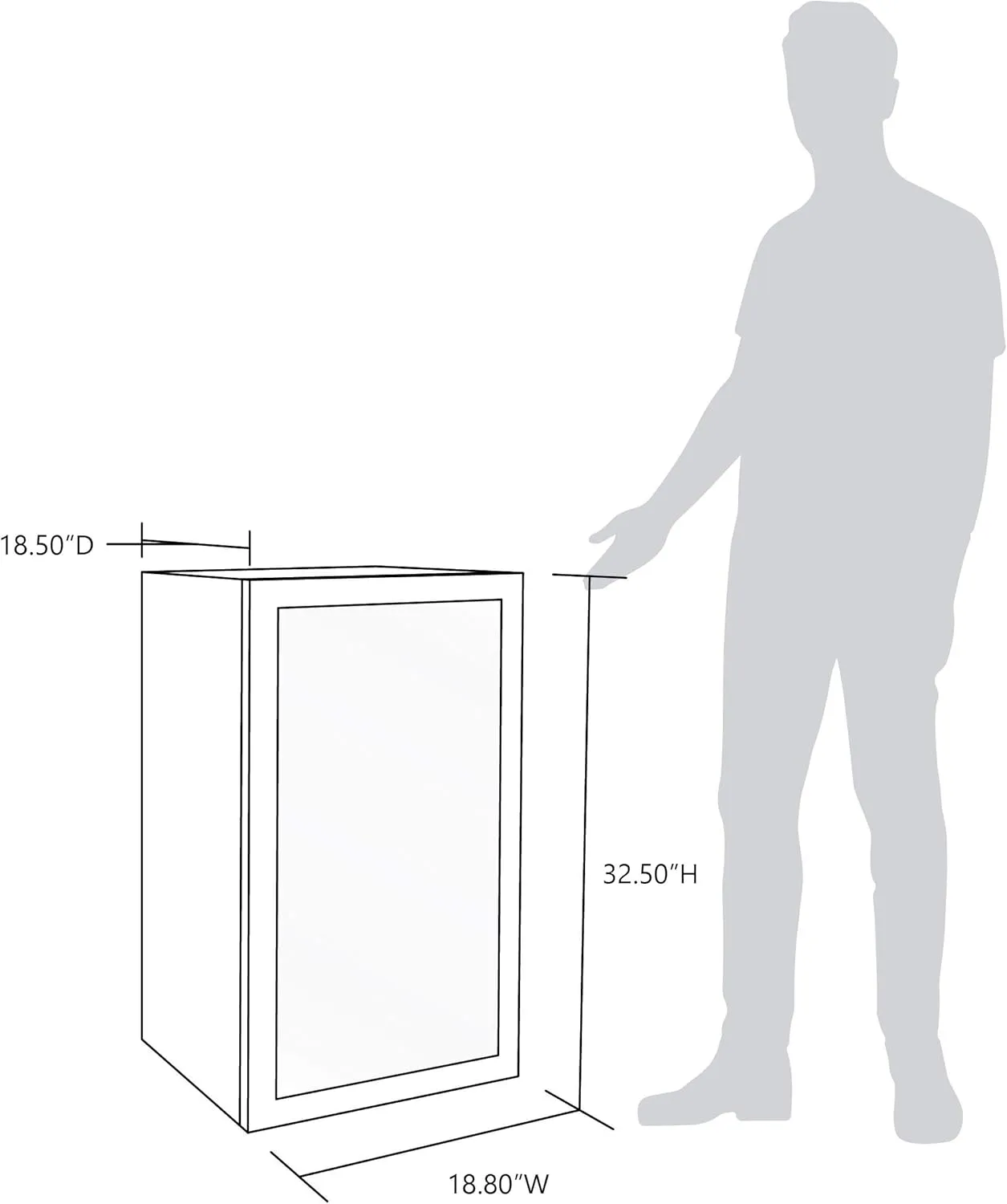 NewAir Beverage Refrigerator 126 Cans, Free Standing Cooler with Right Hinge Glass Door Beverage Cooler, Mini Fridge Beverage Organizer For Beer, Wine, Soda, And Cooler Drinks