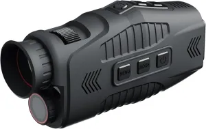Night Vision Binoculars for Adults, R11 1080P Rechargeable Monocular Telescope 5X Digital Zoom 300M Infrared Night Vision for Camping Video Recording for Hunting & Camping