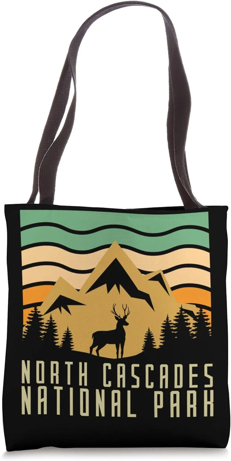 North Cascades National Park Hiking Vacation Tote Bag