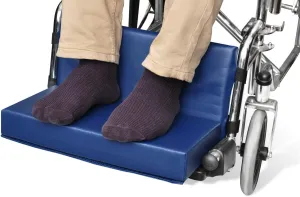 NYOrtho Wheelchair Foot-Rest Extender Elevating Pad - Leg Cushion Protector | Secures Easily with Quick-Release Strap Seat Widths 22" - 24", 2" Foot Platform - Made in USA