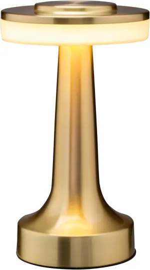 O’Bright Portable LED Table Lamp with Touch Sensor, 3-Levels Brightness, Rechargeable Battery Up to 48 Hours Usage, Night Light for Kids Nursery, Nightstand Lamp, Bedside Lamp (Gold)