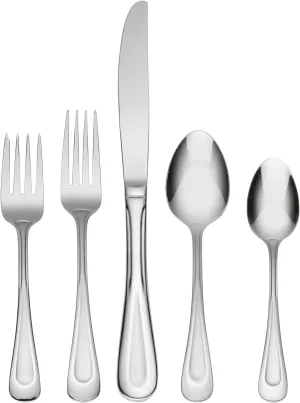 Oneida Satin Sand Dune Flatware, 45 Piece, Multi