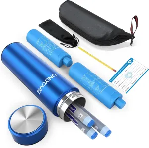 ONLYCARE Insulin Cooler Travel Case,60H(3-7 Pens), TSA Approved Medication Cooler for Travel, Diabetic Insulin Cooler with Gel Ice Pack, Anti-Freeze Medicine Travel Cooler Bag with Medical Alert Tag