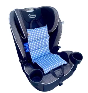 Original Car Seat Cooler Washable Insulated Ice Pack Infant Car Seat Cooling Cushion Mat for Hot Weather Multifunctional Baby Cooling Pad (Gingham)