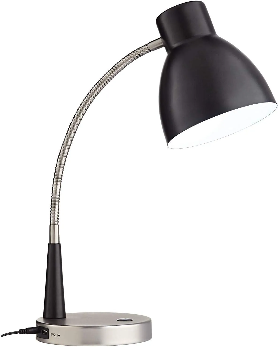 OttLite Adjust LED Desk Lamp with 2.1A USB Port - Portable, Adjustable, Desk Light