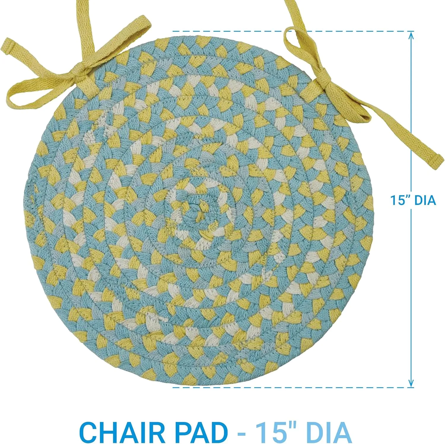 Park Designs Cozy Cottage Braided Chairpad