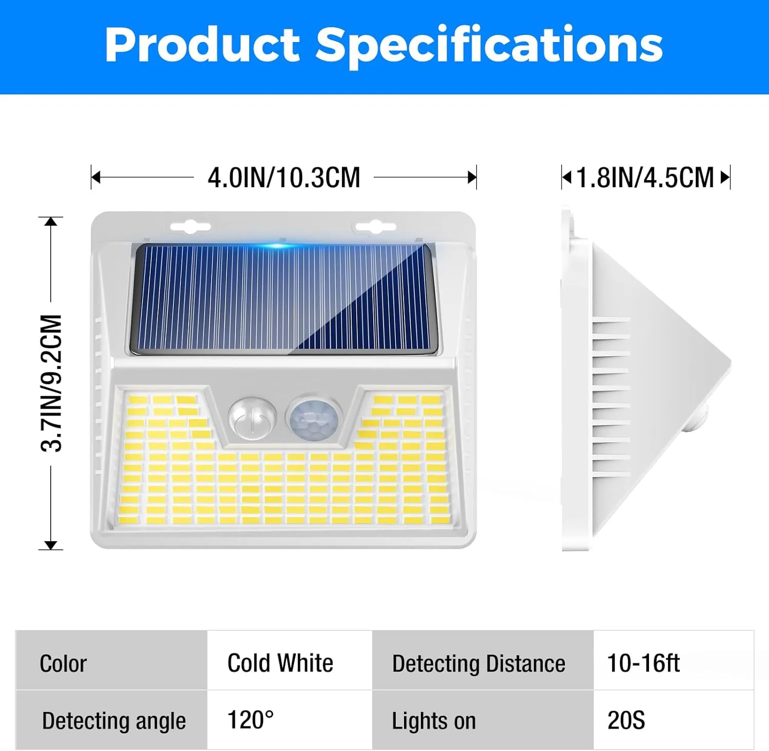 Peasur 12 Pack/140 LED Solar Lights Outdoor, Waterproof, 3 Modes, Motion Sensor, White