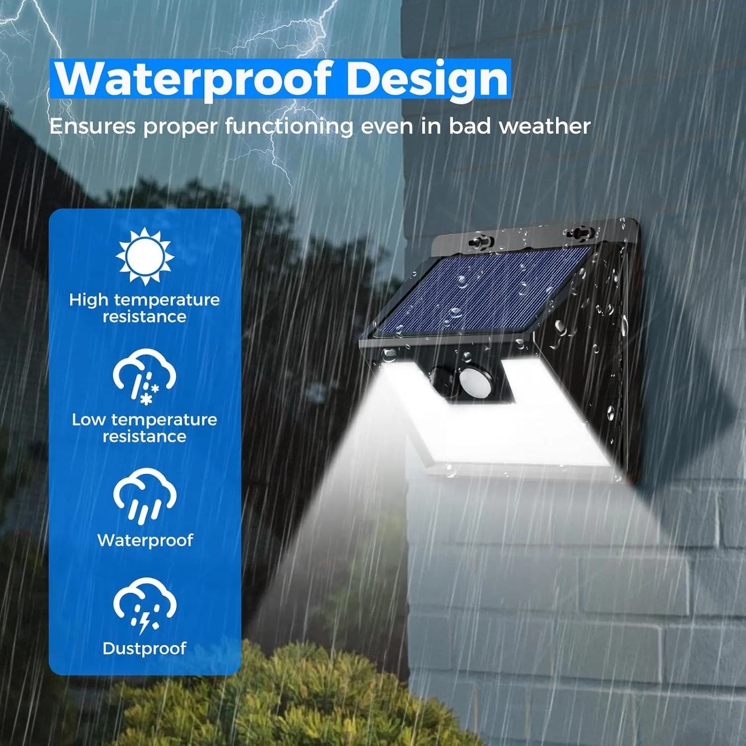 Peasur Solar Lights Outdoor Waterproof [12 Packs/140 LEDs], 3 Lighting Modes Solar Motion Sensor Light Outdoor, Ultra Bright Security Lights Outdoor Solar Lights for Outside Fence Yard Patio Deck