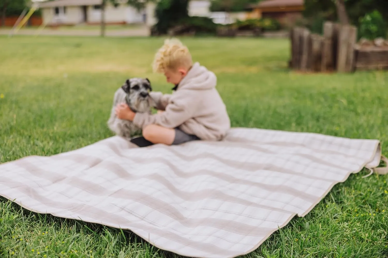 PICNIC TIME Blanket Tote Outdoor Picnic Blanket