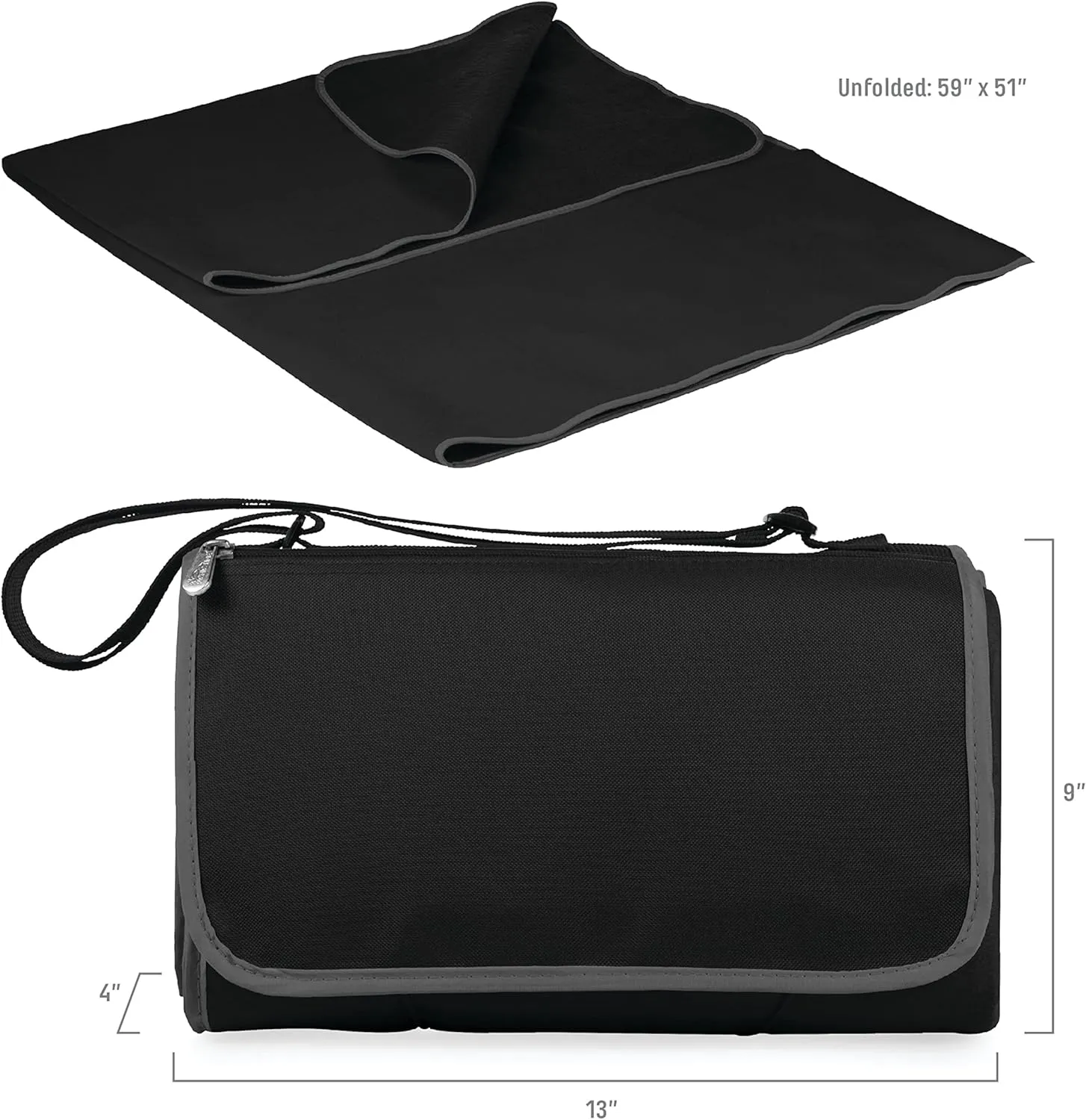 PICNIC TIME Blanket Tote Outdoor Picnic Blanket