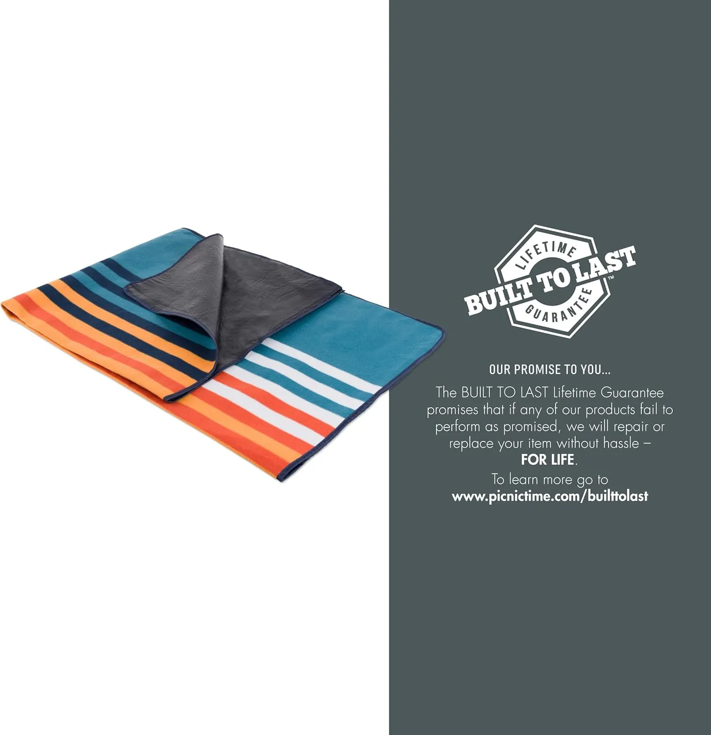PICNIC TIME Blanket Tote Outdoor Picnic Blanket