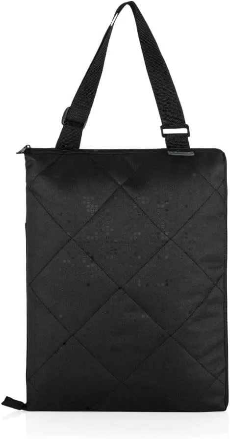 Picnic TIME NFL Vista Outdoor Picnic Blanket & Tote, Beach Blanket, Camping Blanket, (Rainbow with Black)