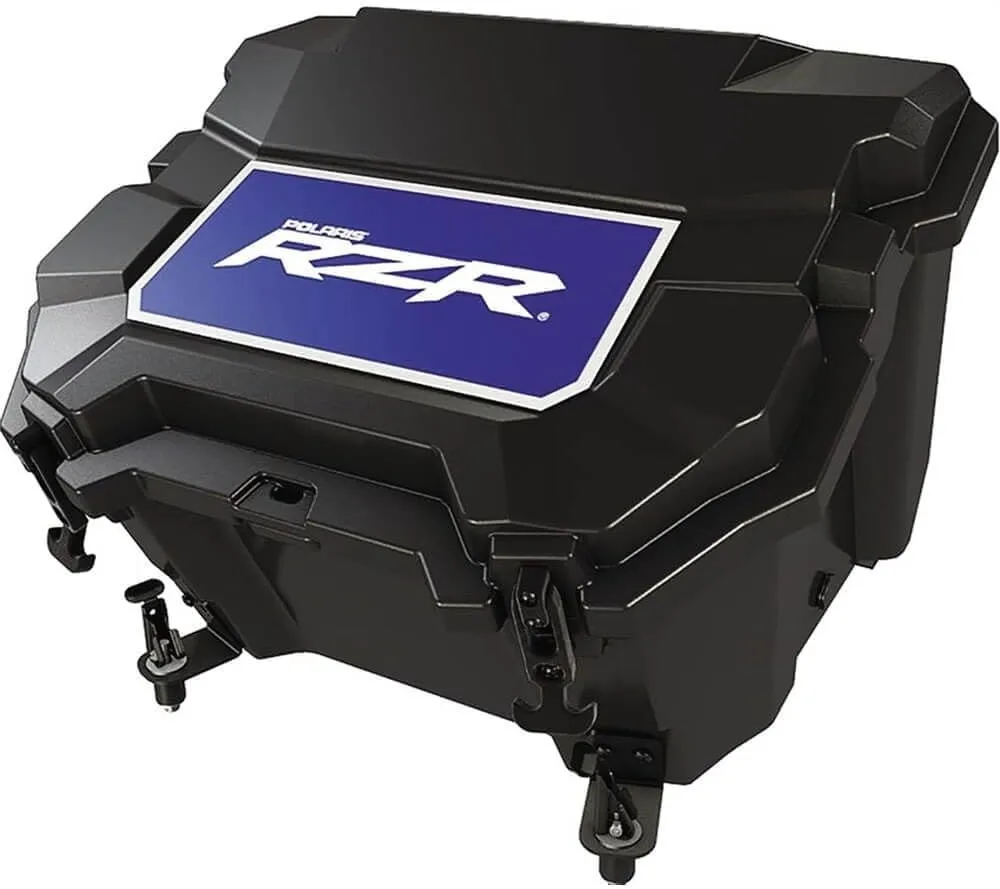 Polaris RZR Lock & Ride Rear Hard Insulated Cooler Box, 48 Quart, Black, for Specific XP & XP 4 1000, Turbo S, Turbo S 4 Models and More, Locking Lid, 48 Hour Ice Retention - 2881555