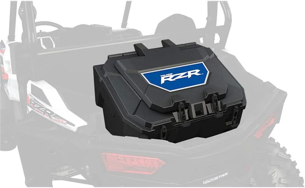 Polaris RZR Lock & Ride Rear Hard Insulated Cooler Box, 51 Quart, Black, for Specific 900, Trail, Trail S, Trail S4 Models and More, Locking Lid, 48 Hour Ice Retention, for Food, Drinks - 2881556
