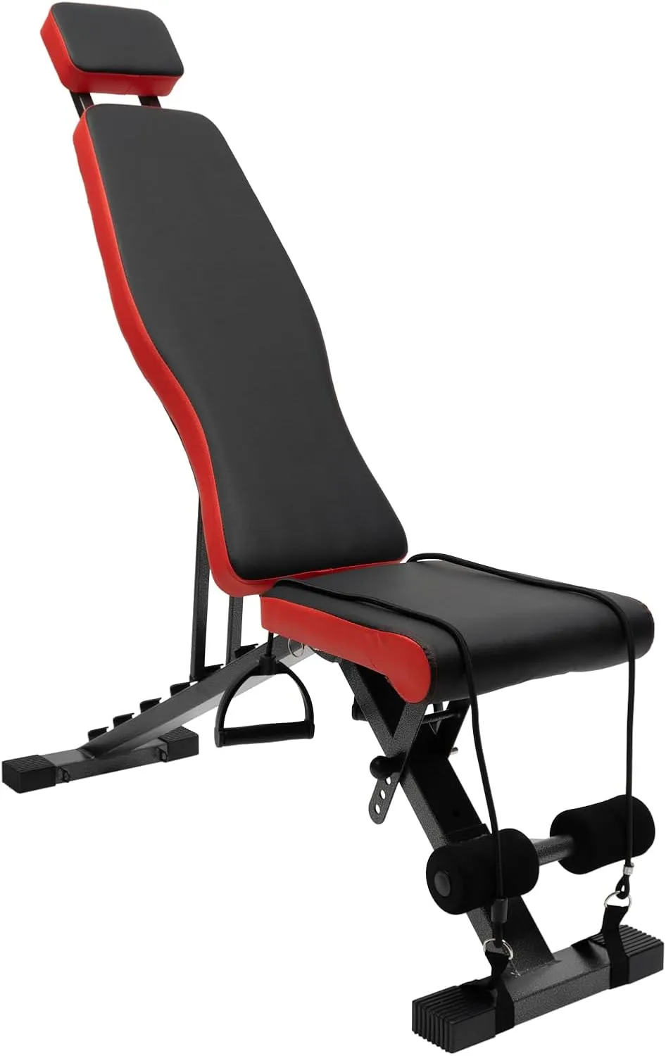 Portable & Space-Saving: Foldable Weight Bench for Full Body Strength Training, Incline/Decline Options, Quick Setup