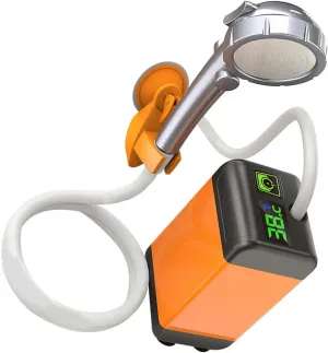 Portable Camp Shower Outdoor USB Rechargeable Electric Shower Pumps for Camping Hiking Car Washing Gardening Pet Cleans